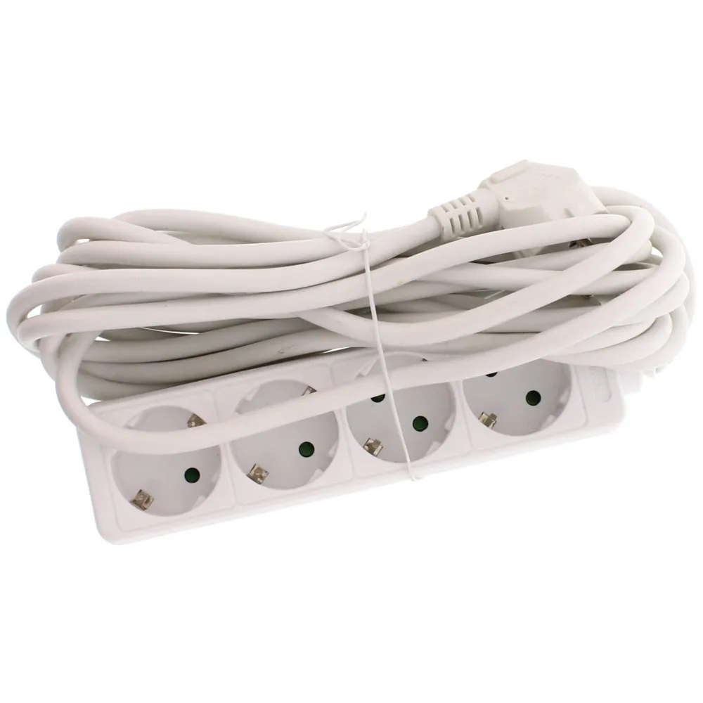 Prelungitor 4 prize 5M, cablu 3x1.5mmp, Well