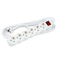 Prelungitor 6 prize 3m cu intrerupator, cablu 3x1.5mmp, Technik