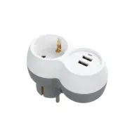 Stecher Schuko, 2x USB-A, Technik