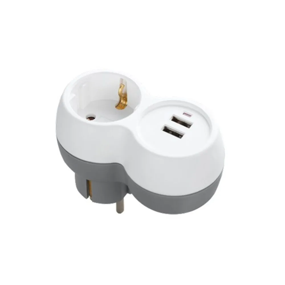 Stecher Schuko, 2x USB-A, Technik