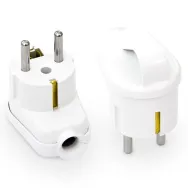 Stecher Shuko iesire laterala alb, inel prindere WT-16U/Z Plastrol