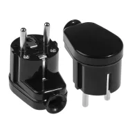 Stecher Shuko iesire laterala negru WT-16U Plastrol