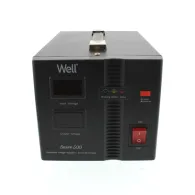 Stabilizator automat de tensiune cu servo motor Secure 500VA/300W, Well, reconditionat