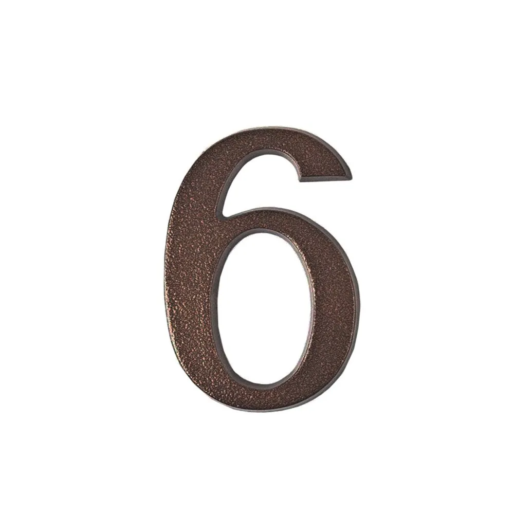 SEMN CIFRA CU SURUB FIXARE - 100MM / BRONZ-ANTIC / 0