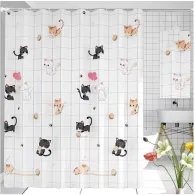 PERDEA DUS 70G / 180X200CM - MODEL-PISICA