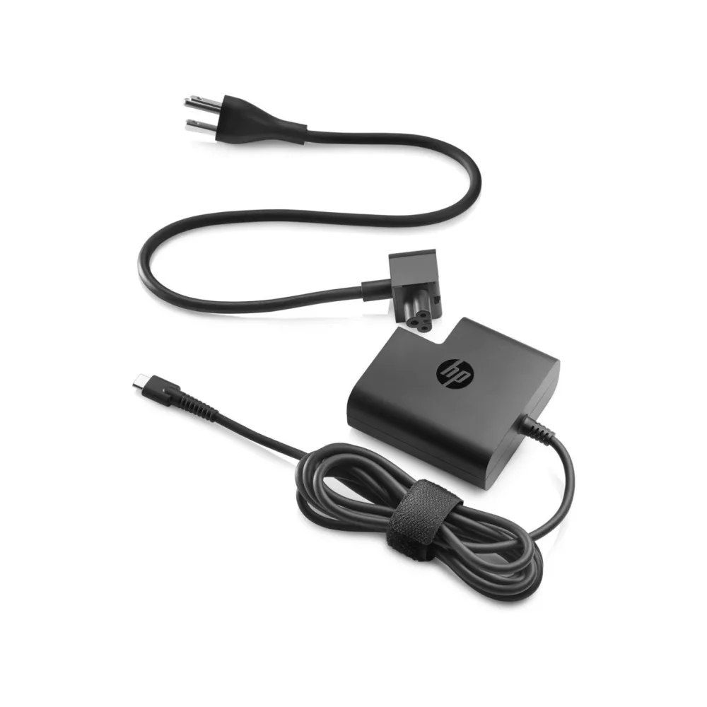 Hp incarcator usb-c 65w. dimensiuni: 7.4 x 7.4 x 28.5cm. Hp - 1