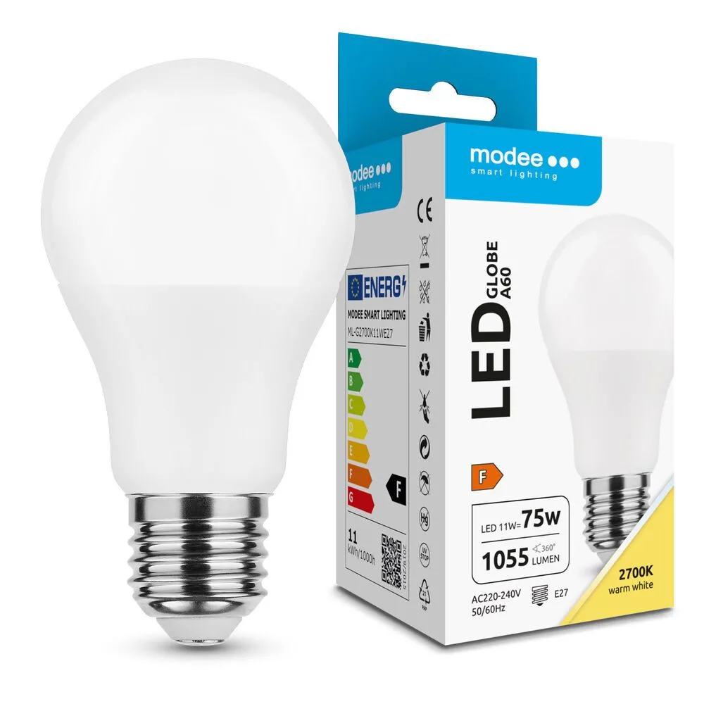 Bec LED A60 E27 11W 230V 1055lm lumina calda Modee