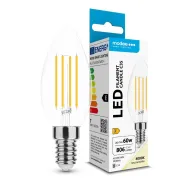 Bec LED filament C35, E14, 7W, 806lm, lumina naturala, Modee