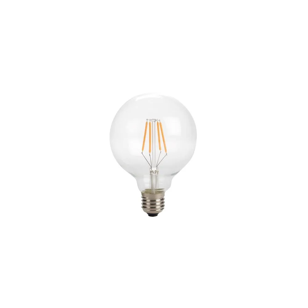 Bec LED Filament E27 G95, 4W Velleman
