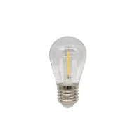 Set 10 becuri LED pentru ghirlanda luminoasa, S14, 2W, lumina naturala 4000K, E27
