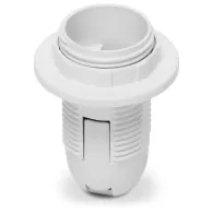 Dulie E14 plastic alb, cu inel OE-14K Plastrol