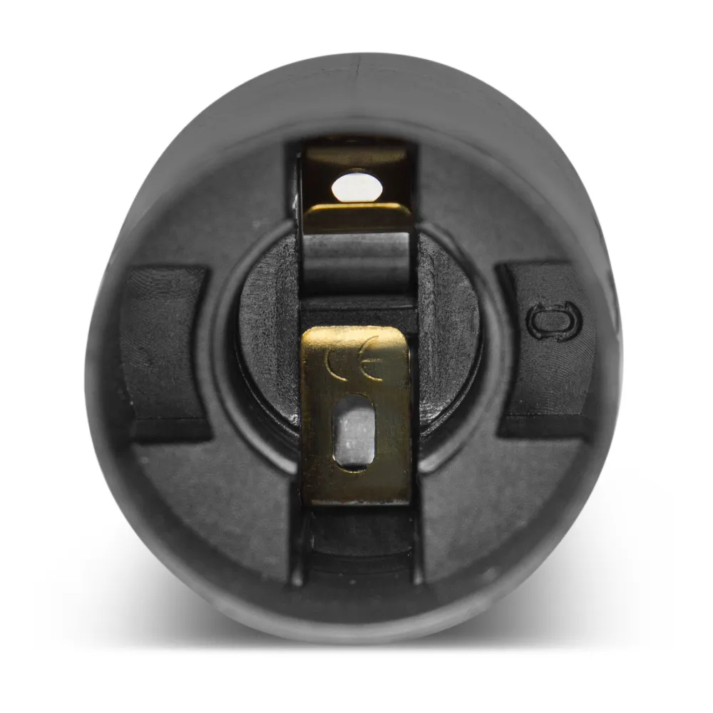 Dulie E14 plastic negru OE-14 Plastrol