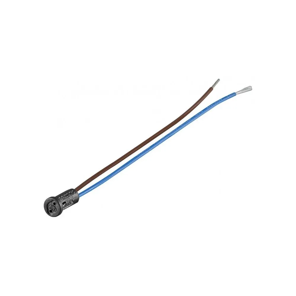 Soclu G4 negru cablu 15cm Goobay