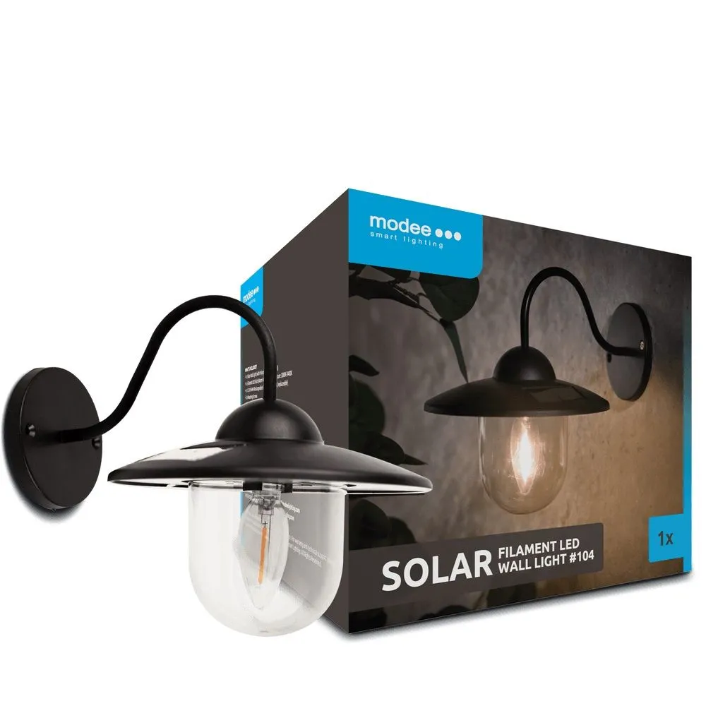 Aplica perete exterior solar, 10lm, lumina calda, Modee