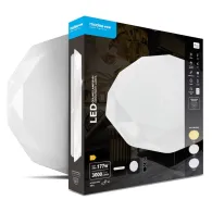 Plafoniera LED 24W 400mm 2700-6000K 3000lm, telecomanda, Modee