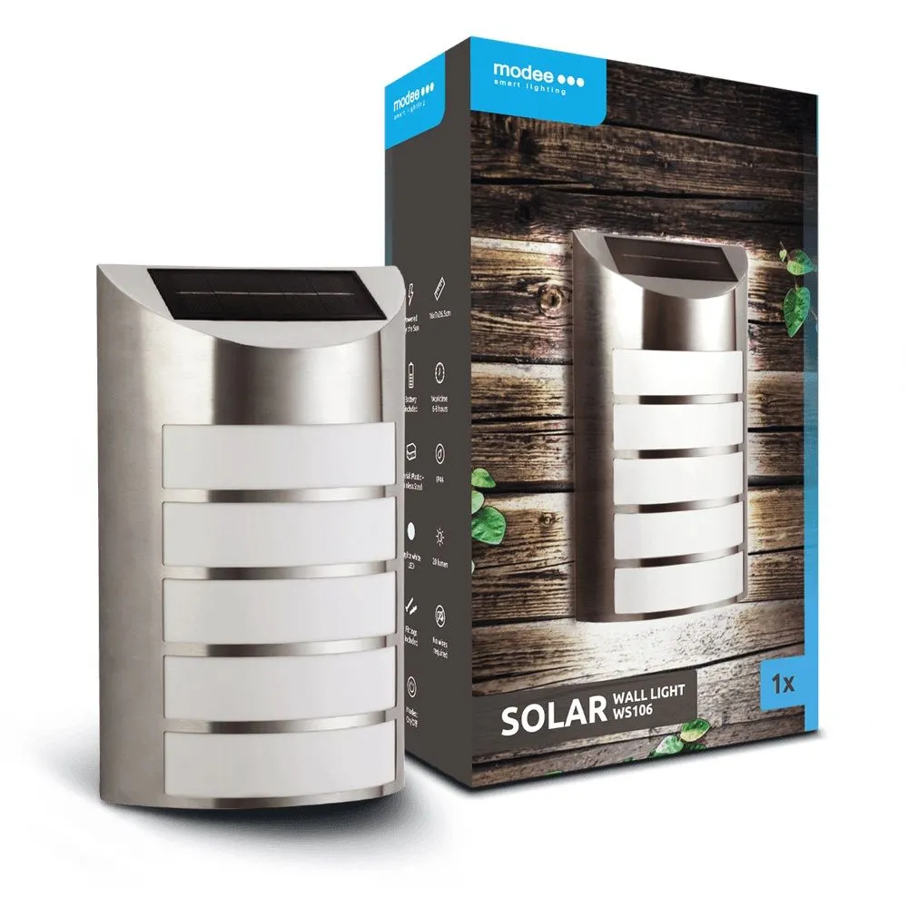 Proiector solar de perete, 20lm, lumina rece, Modee