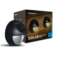 Proiector solar de perete, 6lm, lumina calda, 2 buc/set, Modee