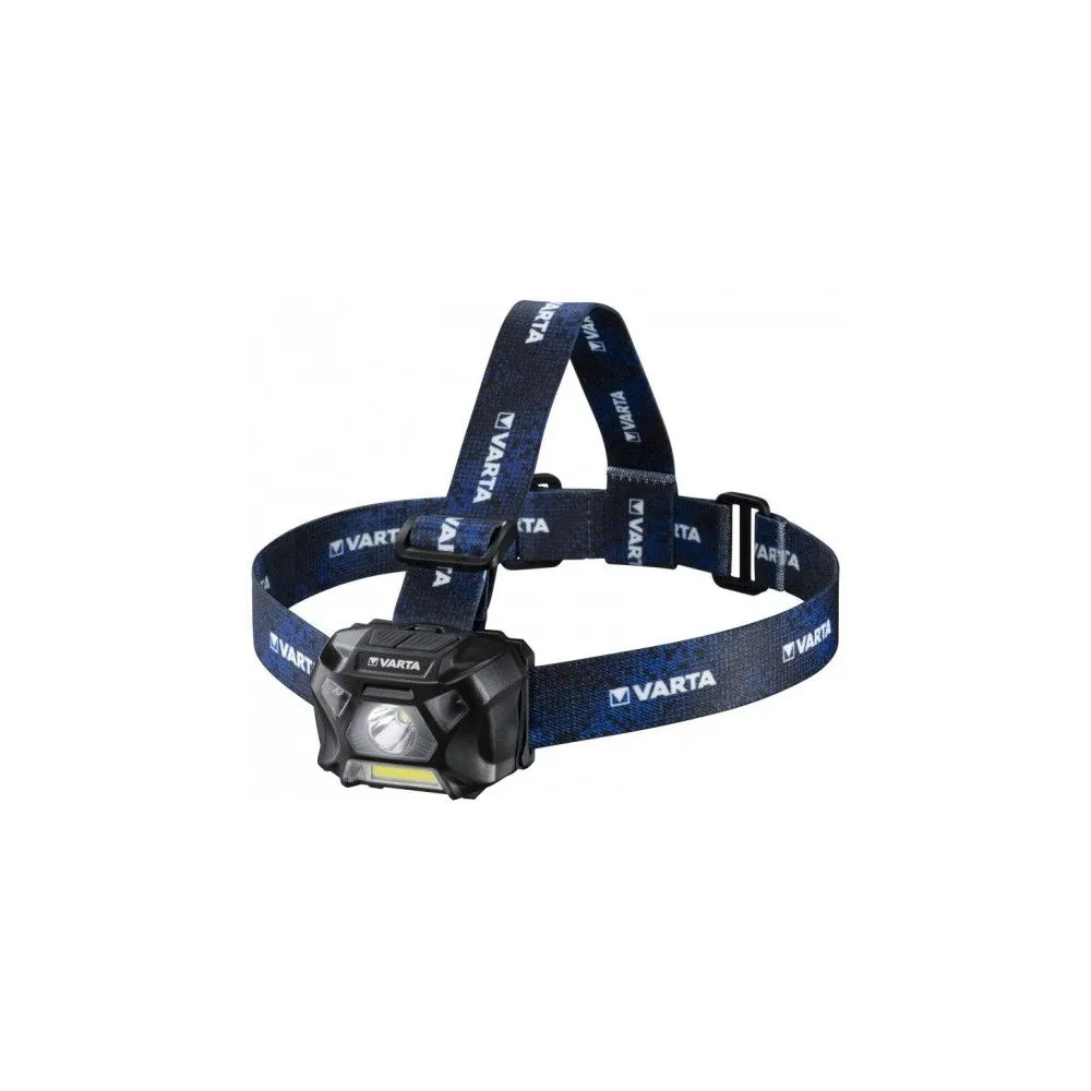 Lanterna frontala LED Varta Work Flex Motion Sensor H20 18648 + 3 baterii AAA Longlife Power