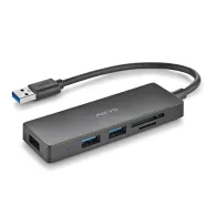 HUB USB3.0 cu 3 porturi, 1x SD, 1x MicroSD, NGS