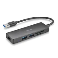 HUB USB3.0 cu 3 porturi, 1x SD, 1x MicroSD, NGS