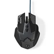 Mouse Gaming cu fir, iluminat, 2400 DPI, 7 butoane, Nedis
