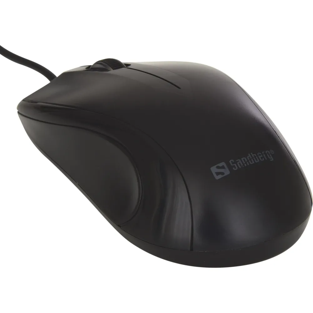 Mouse optic Sandberg 631-01, 1200dpi, USB, negru