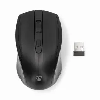 Mouse wireless Nedis, 1600DPI, 4 butoane, negru