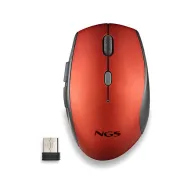 Mouse wireless NGS Bee, 1600dpi, silent click, rosu