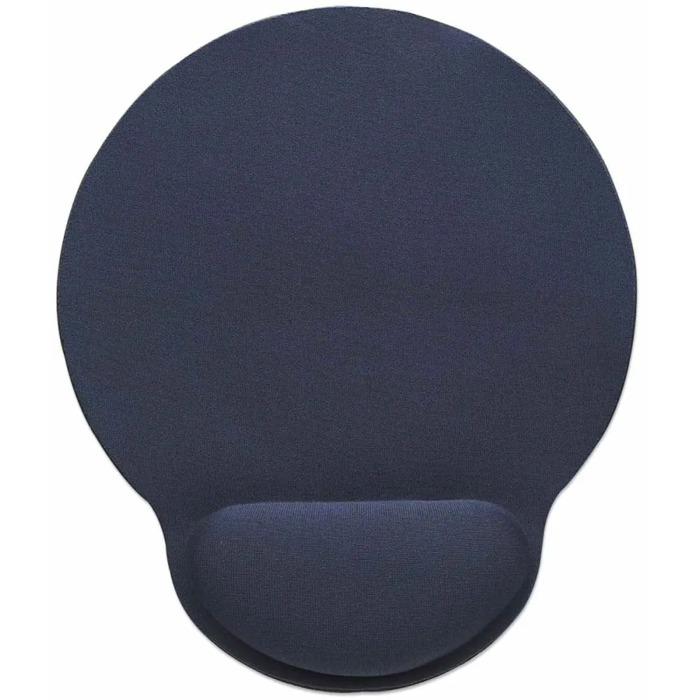 Mouse pad ergonomic cu gel, albastru, 434386 Manhattan
