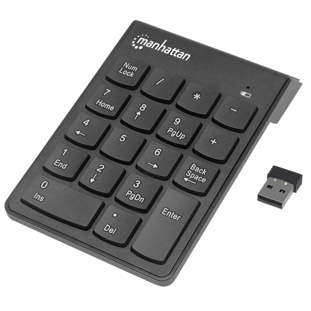 Tastatura numerica wireless, 18 taste, 178846 Manhattan