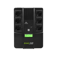 UPS line interactiv 600VA/360W, afisaj LCD, UPS06 AiO Greencell