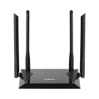 Router wireless AC1200, Dual Band, 4 porturi, 4 antene externe, negru, BR-6476AC Edimax, resigilat
