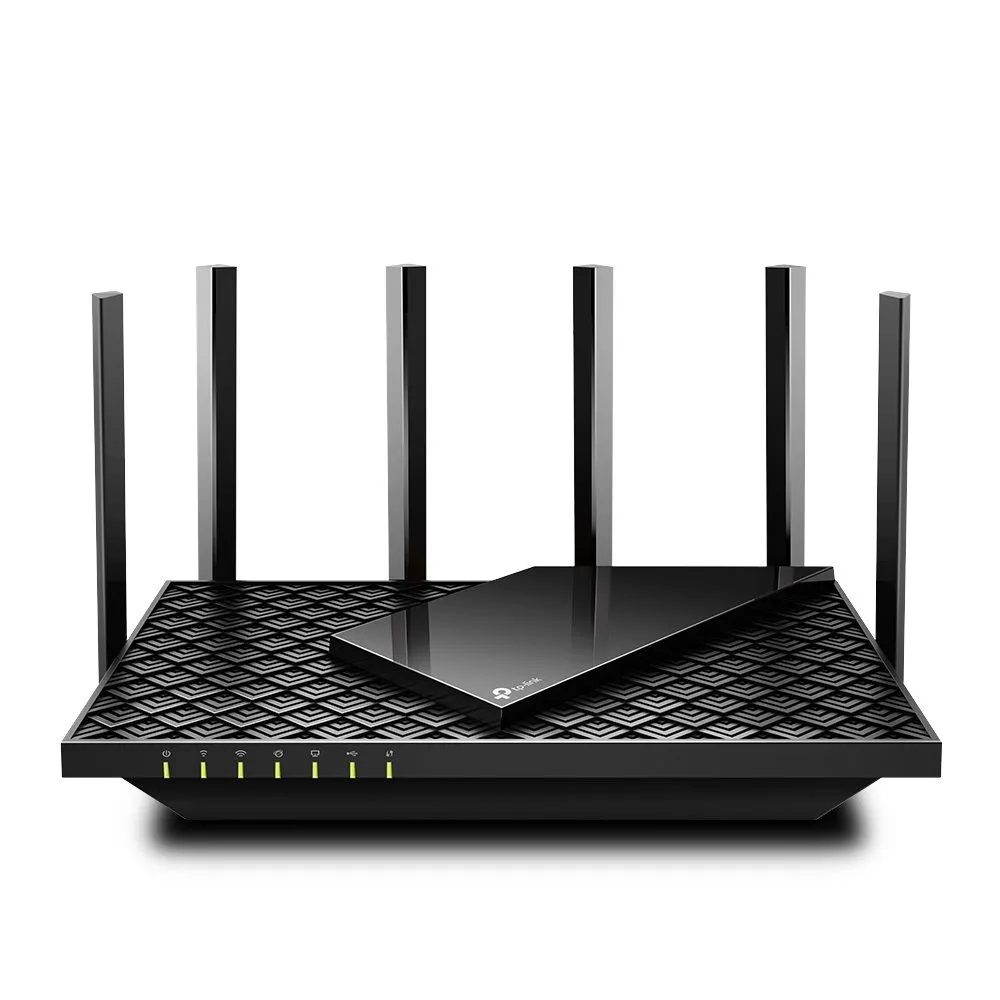 Router wireless TP-Link Archer AX72 AX5400 Dual Band Wi-Fi 6, 6 antene externe, Gigabit