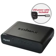 Switch Edimax ES-5500G V3, 5 porturi, Gigabit, cablu USB