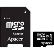 Card microSDHC UHS-I 16GB clasa10 cu adaptor SD, Apacer