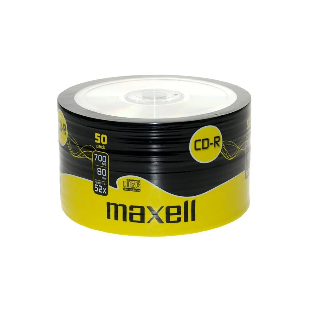 CD-R 700MB, 52x, 50 buc pe folie, Maxell