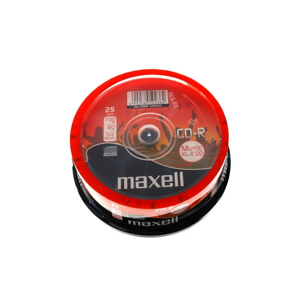 CD-R audio 700MB 52x 25buc pe cutie, Maxell