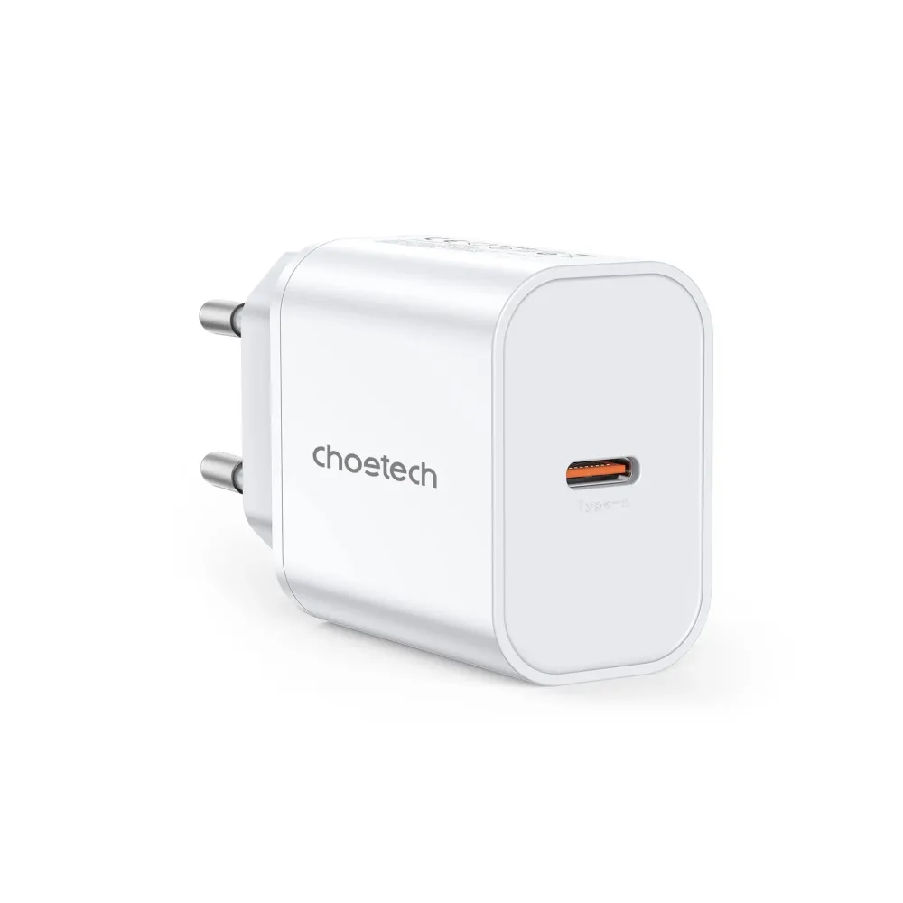 Incarcator retea Choetech PD3042, 1x USB-C 45W, PD3.0/QC3.0, alb
