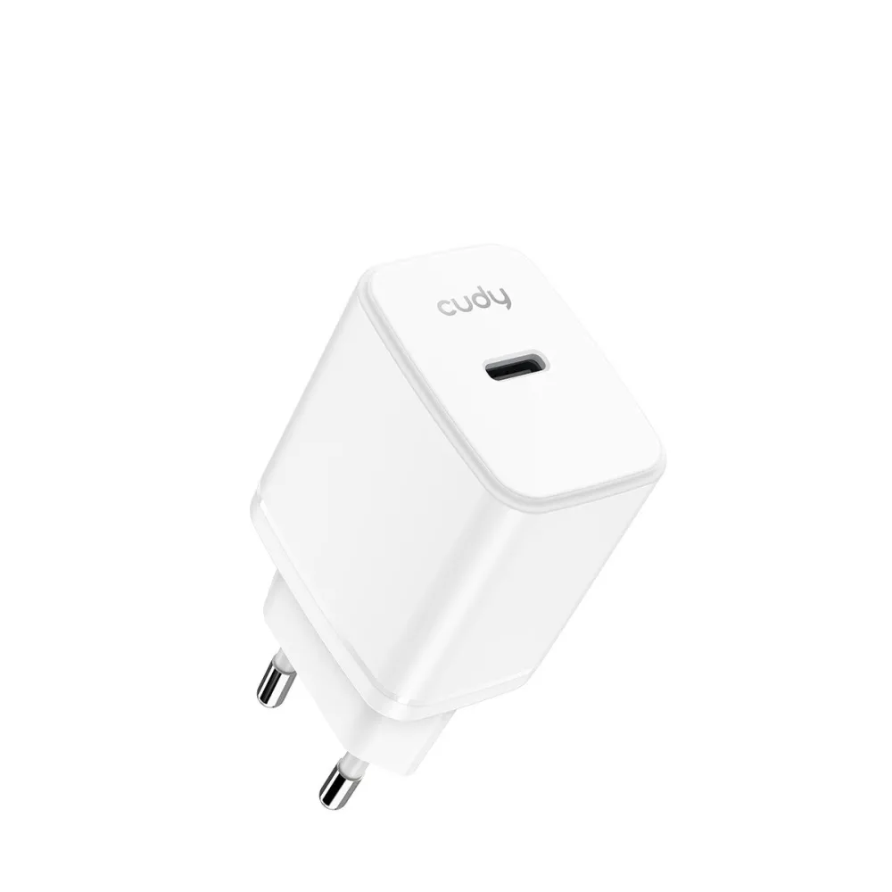 Incarcator retea Cudy CH25, 1x USB-C PD 25W, GaN, alb