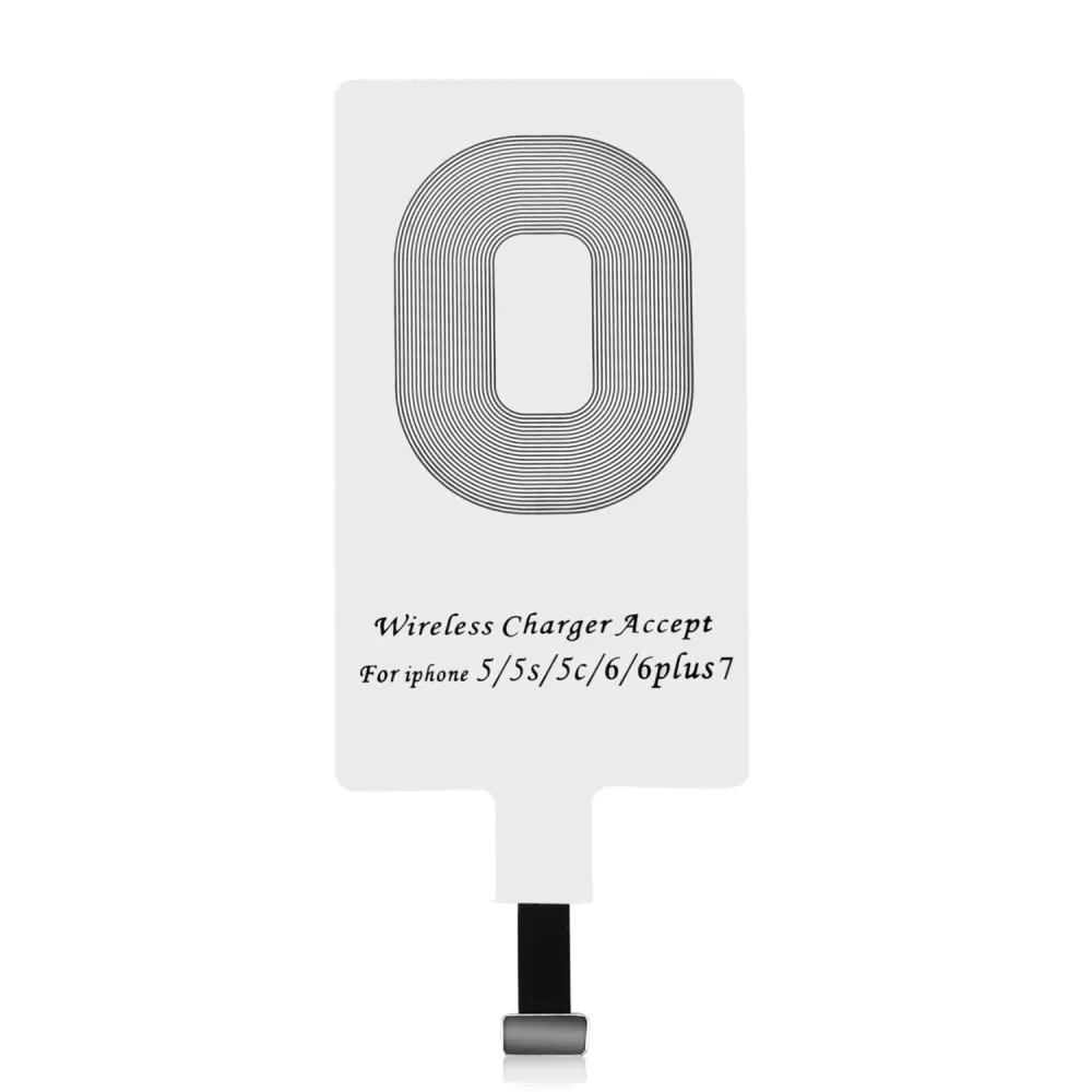 Receptor wireless Qi Choetech pentru Apple iPhone 7/7 Plus/6/6 Plus/5/5S/5C, alb, resigilat