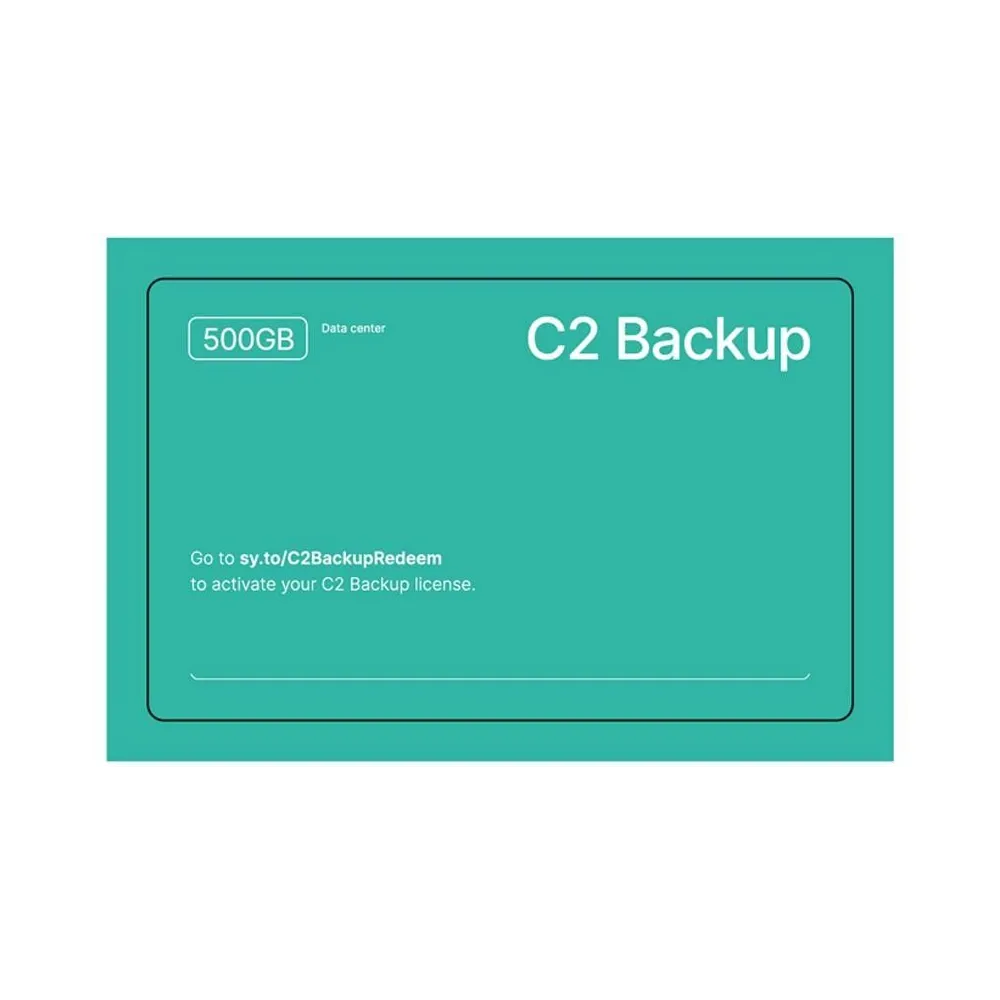 Synology C2 Backup 500 GB 1 year