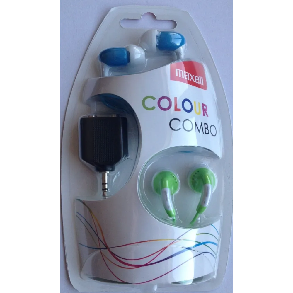 Maxell casca digital stereo set 2 (green/blue) 303634 COMBO EOL - PM1