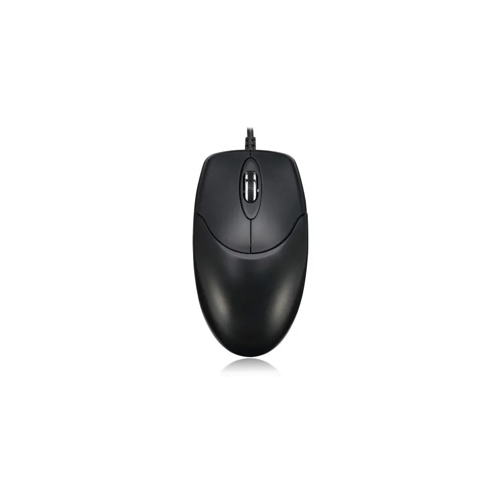 Adesso 3 Button Desktop Optical Scroll Mouse, multi surfaces, Wired, USB