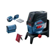 Bosch GCL 2-50 C + RM 2 Set nivela laser cu linii, 20m, receptor 50m, precizie 0.3mm/m