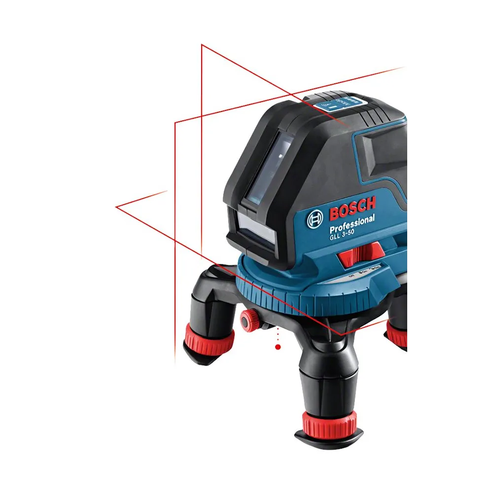Bosch GLL 3-50 Nivela laser cu linii + stativ BS150 Professional