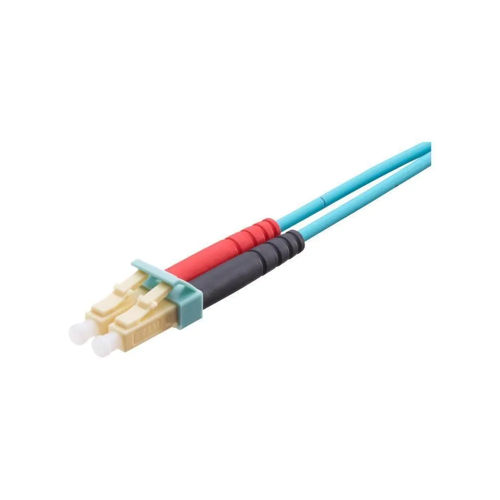 PATCH CABLE FO LC-DUPLEX LSZH/OM3 3M BEIGE/TURQ R323065 R&M "R323065"