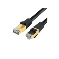 Patchcord SFTP RJ45-RJ45 Cat.7, LSZH, 3m, negru - EMTEX "SFTP-7-3-BK-LSZH-EMT"
