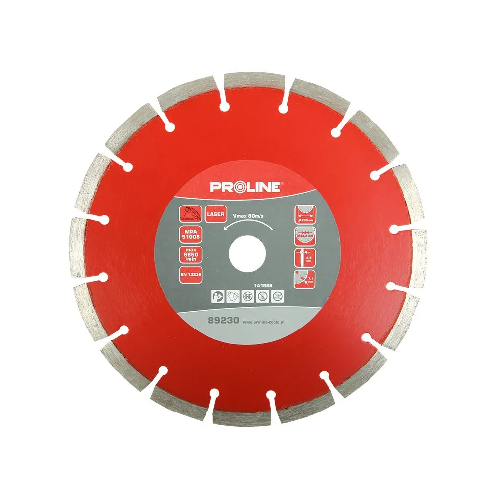 DISC DIAMANTAT SEGMENTAT LASER UNIVERSAL 230MM