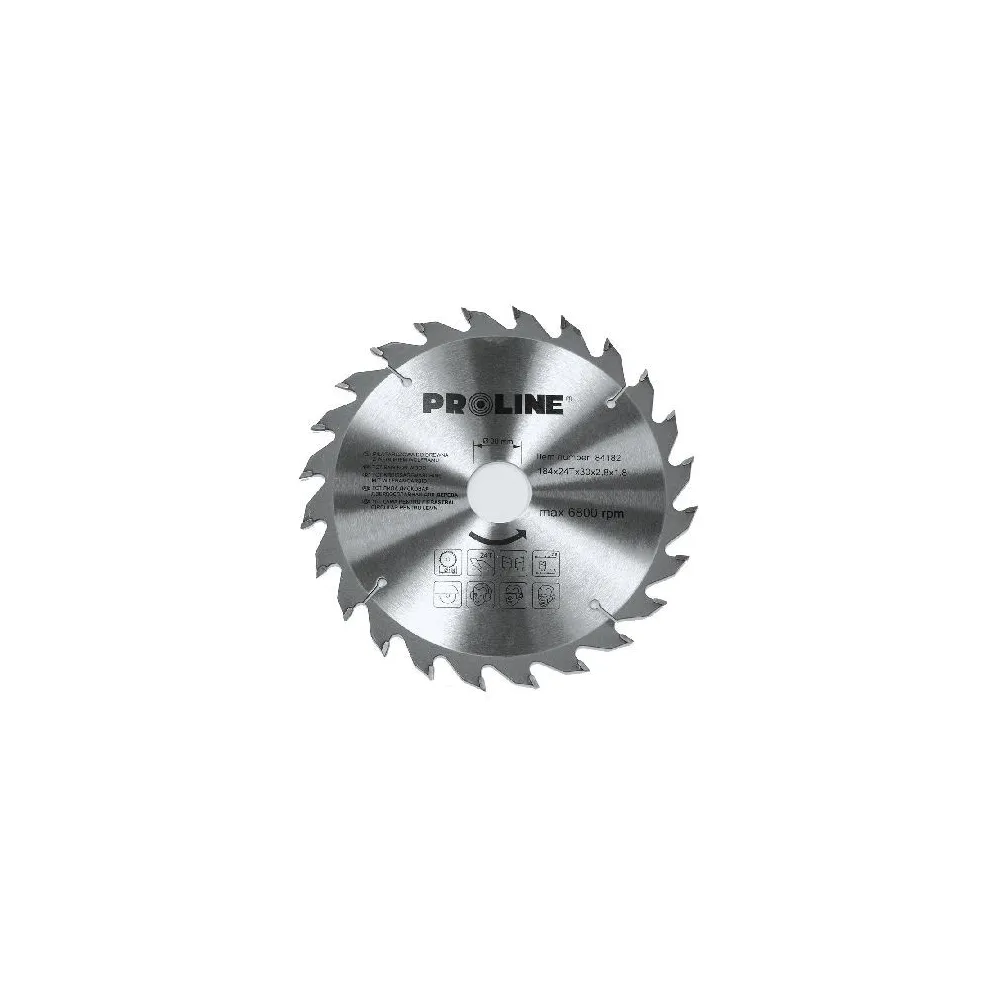 DISC CIRCULAR PENTRU LEMN CU DINTI VIDIA 152MM / 24D.