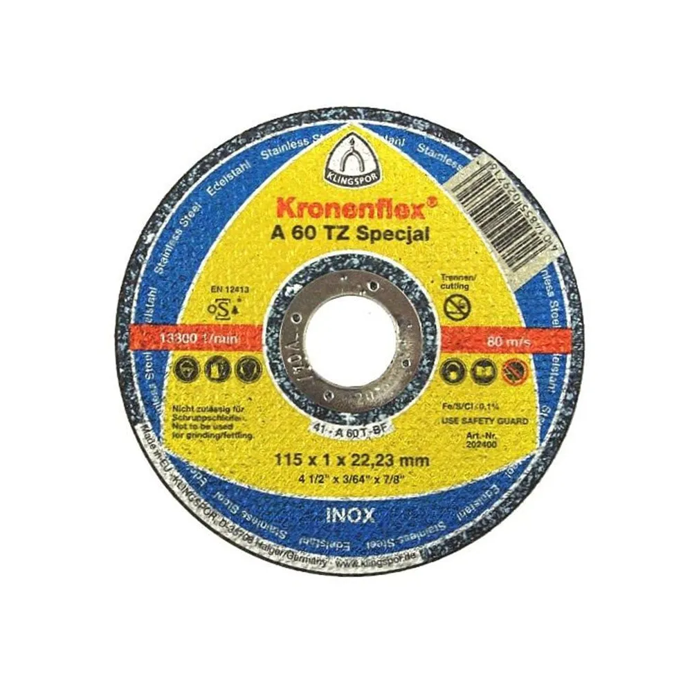 DISC DEBITARE INOX 125X1.0MM / A60TZSPECIAL